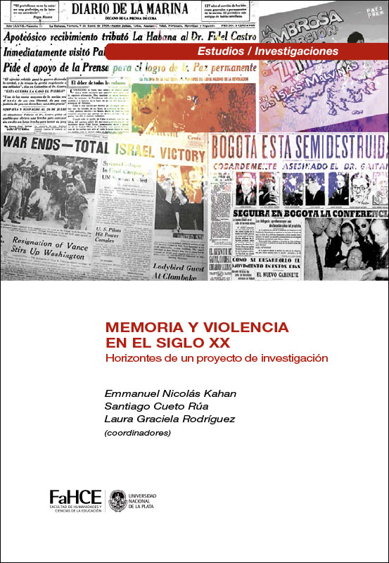 Cubierta para Memoria y violencia en el siglo XX: Horizontes de un proyecto de investigación
