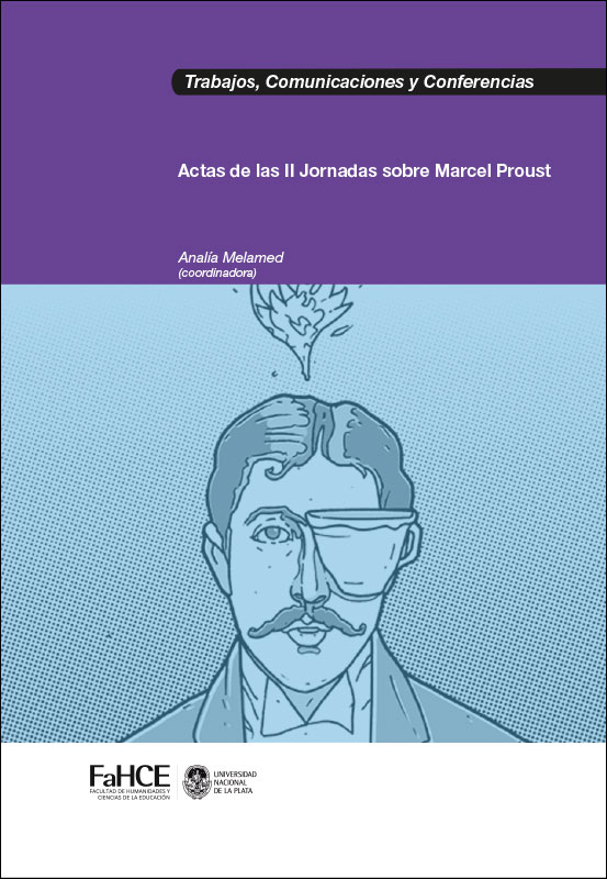Cubierta para Actas de las II Jornadas sobre  Marcel Proust