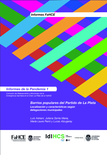 Cubierta para Barrios populares del Partido de La Plata: Localización y características según delegaciones municipales