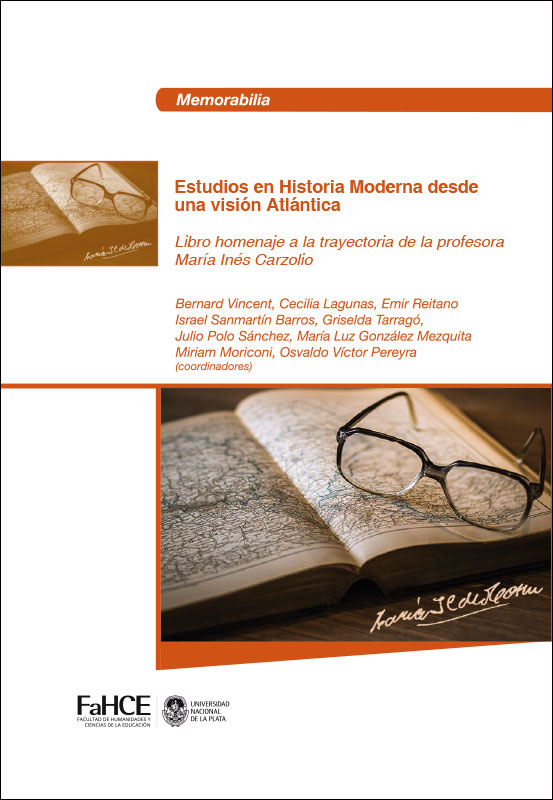 Cubierta para Estudios en Historia Moderna desde una visión Atlántica: Libro homenaje a la trayectoria de la profesora María Inés Carzolio