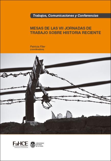 Cubierta para Mesas de debate de las VII Jornadas de Trabajo sobre Historia Reciente